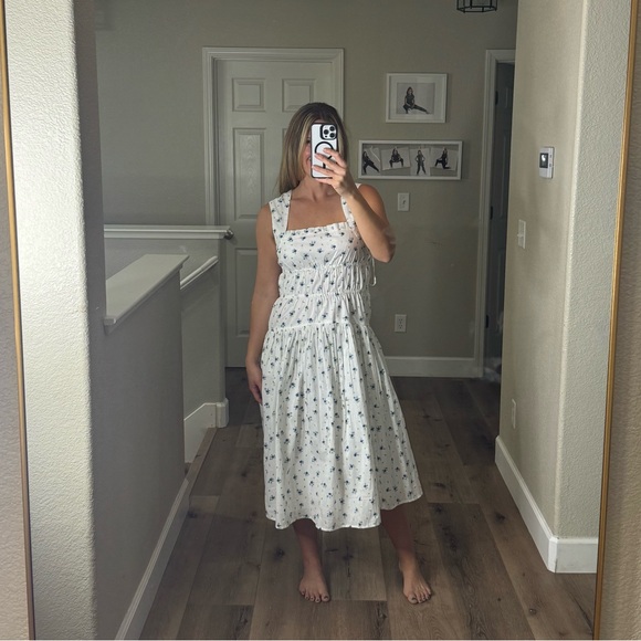 Avec Les Filles Dresses & Skirts - Avec Les Filles floral white sun dress